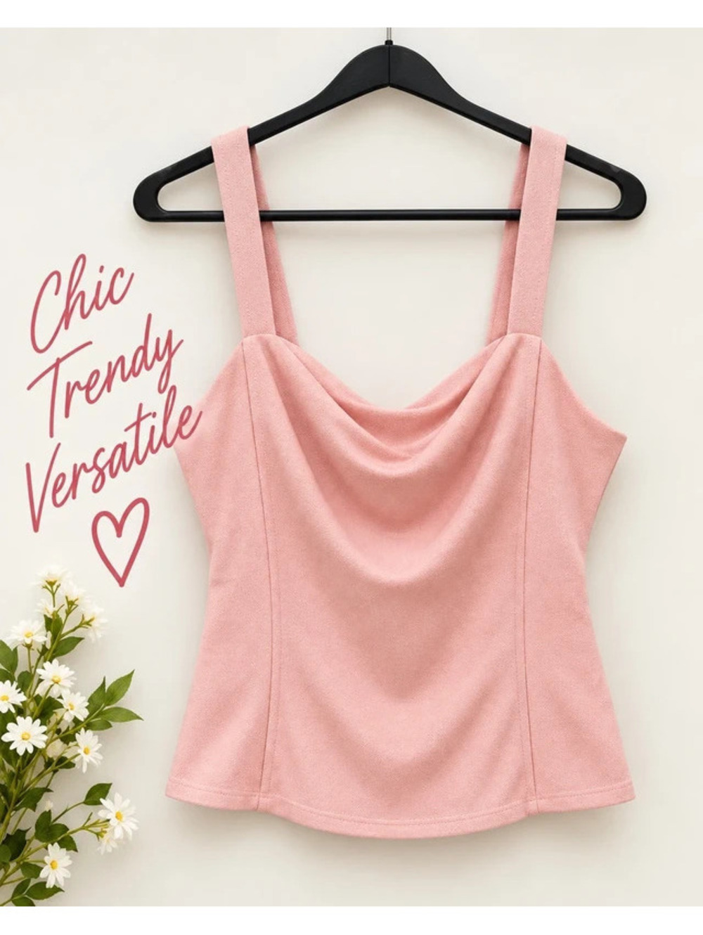 Blush Pink Cowl-Neck Bustier Corset Top Size 18